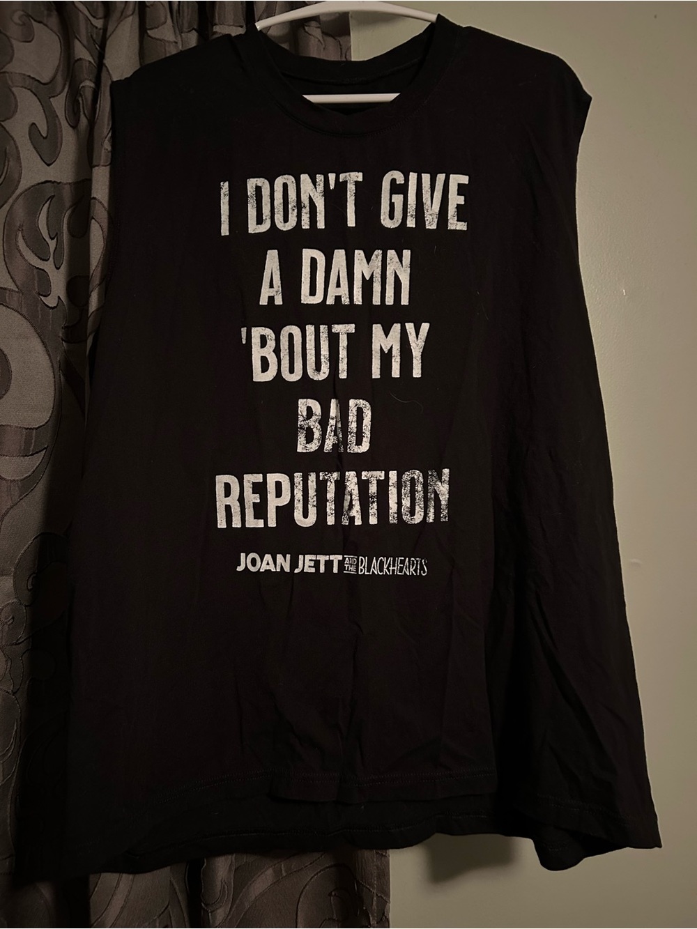 Joan Jett & The Blackhearts 'Bad Reputation' Black Graphic Tank